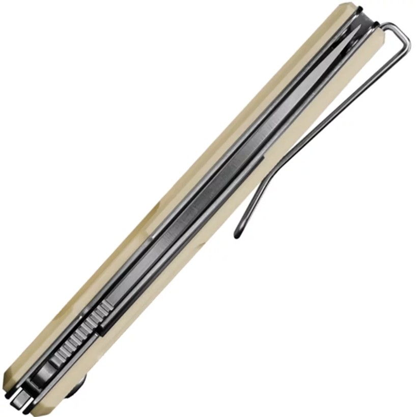 Нож складной Ruike D712-T, (7.7 см) 8Cr13MoV/G10 Белый Фото 3